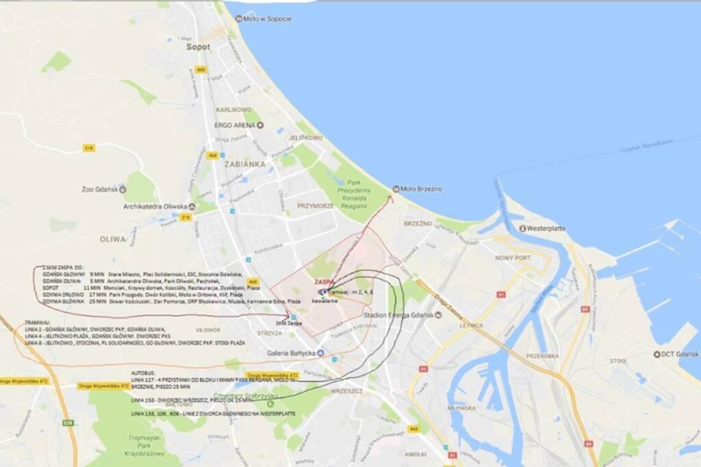 Kawalerka Gdansk Zaspa Ngoại thất bức ảnh